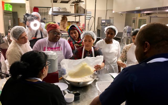 Pie Making Volunteers Regent Park Community Food Centre