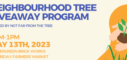 Neighbourhood Tree Giveaway Banner